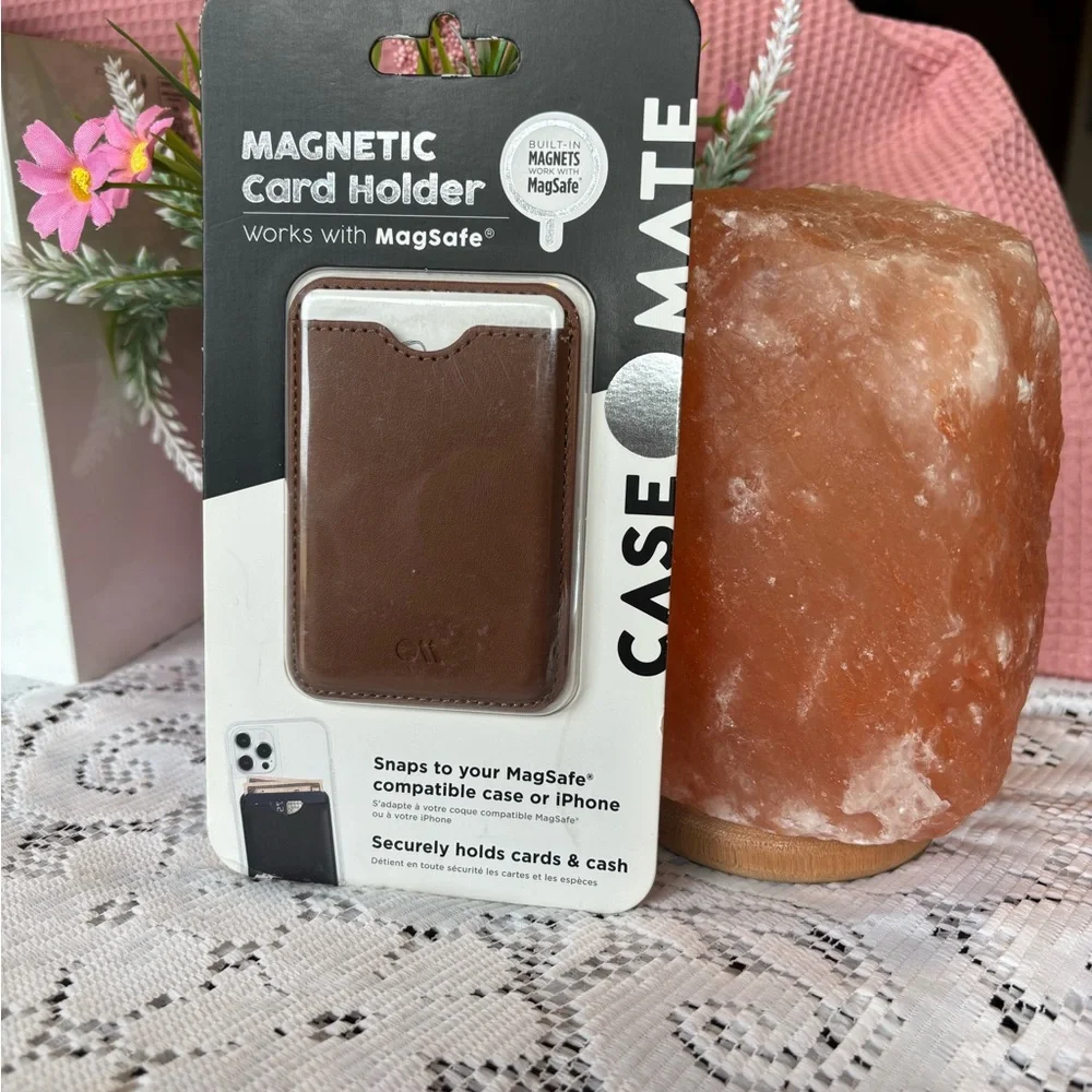 NWT Cognac Brown MagSafe Wallet MAGSAFE ACCESSORIES Money Credit Cards